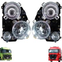 Farol principal esquerdo c/chicote/soquete mb actros 2016á20