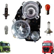 Farol principal esquerdo c/chicote/soquete mb actros 2016á20