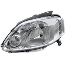 Farol Principal Foco Simples Cromado Lado Esquerdo Fox e Spacefox 2003 até 2010
