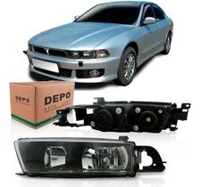 Farol Principal Mitsubishi Galant / 1997 A 2002 Lado Direito (Passageiro)