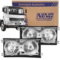 Farol Principal para Mercedes-Benz 712 / 914 / 1714 / 2423 / 2428 / Atron - Cara Chata - Duplo (1991 a 2009) - Nino