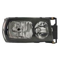 Farol Principal para Scania PGR / S5 - Máscara Negra Black - 2011 a 2018 (Adaptável em 124 - 1998 a 2010)