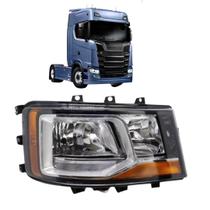 Farol Principal Scania NTG Elétrico Compelto 2019 ACIMA CÓD.2655843 Lado Direito Passageiro