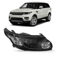 Farol Range Rover Sport 2014 a 2018 Mascara Negra Xenon Farol Range Rover Sport 2014 a 2018 Mascara Negra Xenon