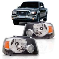 Farol Ranger 2005 A 2009 Cromado Farol Ranger 2005 A 2009 Cromado