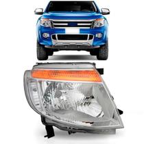 Farol Ranger 2013 2014 2015 2016 Pisca Âmbar Cromado Farol Ranger 2013 2014 2015 2016 Pisca Âmbar Cromado