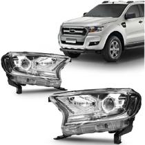 Farol Ranger 2017 2018 2019 2020 2021 Com Projetor Lados:Direito
