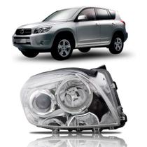 Farol Rav4 2009 2010 2011 2012 2013 Máscara Cromada Farol Rav4 2009 2010 2011 2012 2013 Máscara Cromada