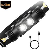 Farol Recarregável H25S - 1200lm, Dual LED SST40, 18650 - Tático e para Trabalho