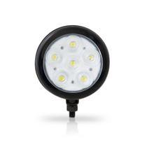 Farol Redondo 6W Branco - Unitário Farol Redondo 6W Branco - Unitário
