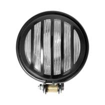 Farol Redondo Retro Para Motocicleta, Luz Frontal Vintage Universal Para Harley E Yamaha Farol Redondo Retro Para Motocicleta, Luz Frontal Vintage Universal Para Harley E Yamaha