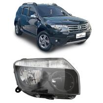 Farol Renault Duster 2011 2012 2013 2014 Mascara Negra Le