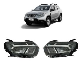 Farol Renault Duster 2024 2025 2026 Com Led Par