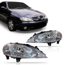 Farol Renault Megane 2000 A 2005 Foco Simples Farol Renault Megane 2000 A 2005 Foco Simples