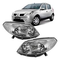 Farol Renault Sandero 2012 2013 2014 Novo Farol Renault Sandero 2012 2013 2014 Novo