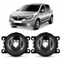 Farol Renault Sandero Lente Lisa Vidro H11 55W