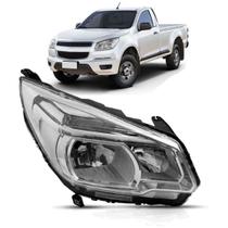 Farol s10 2012 2013 2014 2015 cromado sem projetor