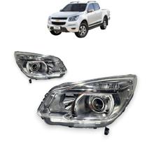 Farol S10 2012 A 2016 Com Projetor Esquerdo