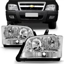 Farol S10 Blazer 2001 2002 2003 2004 2005 2006 2007 2008 2009 2010 2011 Cristal