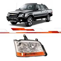 Farol s10 e blazer 2001 ate 2011 ld pisca amarelo usa h7 h1