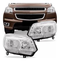 Farol S10 Lt 2012 2013 2014 2015 2016 Cromado