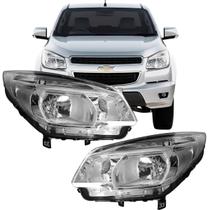 Farol S10 Lt 2012 2013 2014 2015 2016 Cromado Farol S10 Lt 2012 2013 2014 2015 2016 Cromado
