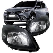 Farol Sandero 2007 2008 2009 2010 2011 Máscara Negra