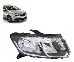 Farol sandero logan 2014/17 ld crom.