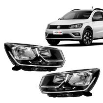 Farol Saveiro 17/20 Gol Voyage G8 18 A 20 Duplo Cromado