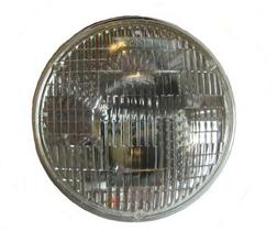 Farol sealed beam 12v 75/50w - 180 mm jeep rural f75 c10 d10 vários veículos - CASA AVENTURA