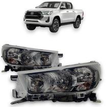 Farol Sem Led Hilux Sr Srv 2021 2022 2023 Esquerdo Farol Sem Led Hilux Sr Srv 2021 2022 2023 Esquerdo