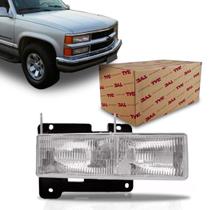 Farol silverado 1993 a 2001 cromado tyc