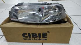 Farol simples vw gol/paraty/saveiro 2000/2004 - g3 lado esquerdo original cibié