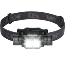 Farol SLONIK Recarregável 1000 Lumens Impermeável Preto Farol SLONIK Recarregável 1000 Lumens Impermeável Preto