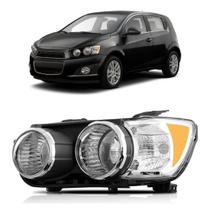 Farol sonic 2012 a 2016 aro cromado Farol sonic 2012 a 2016 aro cromado
