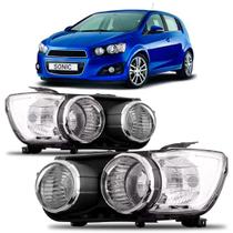 Farol Sonic Aro Cromado 2012 2013 2014 2015 2016 2017 Farol Sonic Aro Cromado 2012 2013 2014 2015 2016 2017