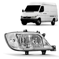 Farol Sprinter 2003 A 2011 Com Auxiliar Liso Farol Sprinter 2003 A 2011 Com Auxiliar Liso