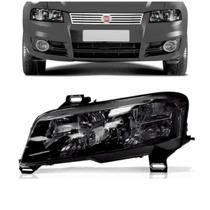 Farol Stilo 2001 a 2007 C/ Moldura Fumê C/ Auxiliar Elétrico Plug Quadrado Farol Stilo 2001 a 2007 C/ Moldura Fumê C/ Auxiliar Elétrico Plug Quadrado