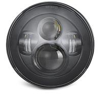 Farol SUNPIE de 7 polegadas preto para Harley Street Glide/Electra