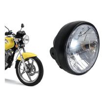 Farol suzuki yes 125 aro preto completo modelo original