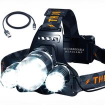 Farol TDC THOR recarregável USB-C 1080 lúmens impermeável Farol TDC THOR recarregável USB-C 1080 lúmens impermeável