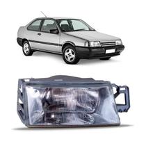 Farol Tempra 1991 92 93 94 1995 Cromado Carcaca Cinza