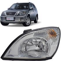 Farol Tiggo 2 2010 2011 2012 2013 2014 Lado Esquerdo Original Farol Tiggo 2 2010 2011 2012 2013 2014 Lado Esquerdo Original