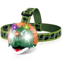Farol TIGTECGAME Triceratops LED Dinosaur para crianças Farol TIGTECGAME Triceratops LED Dinosaur para crianças
