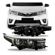 Farol Toyota Corolla / 14 a 17 Lado Esquerdo (Motorista) C/ LED Farol Toyota Corolla / 14 a 17 Lado Esquerdo (Motorista) C/ LED