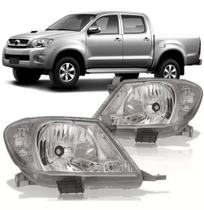 Farol Toyota Hilux Srv 2009 até 2011 Direito Cromado Farol Toyota Hilux Srv 2009 até 2011 Direito Cromado