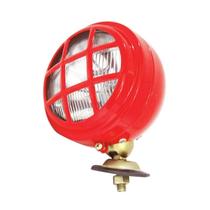 Farol traseira Vermelho Com Grade 5 Pol 3/4 MF 55 65