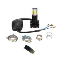 Farol Universal H4 LED Para Motocicleta BA20D P15D Canbus Com Chip COB, Luzes De Neblina Para Moto E Farol Universal H4 LED Para Motocicleta BA20D P15D Canbus Com Chip COB, Luzes De Neblina Para Moto E