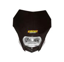 Farol universal off road circuit bagus preto-preto Farol universal off road circuit bagus preto-preto
