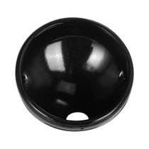 Farol Universal Para Motocicleta De 7 Polegadas, Preto Brilhante, Estilo Retrô, Com Base Redonda E Farol Universal Para Motocicleta De 7 Polegadas, Preto Brilhante, Estilo Retrô, Com Base Redonda E